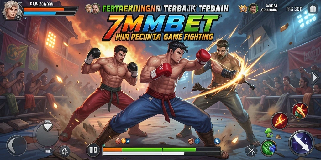 Tangkapan layar aksi pertarungan epik dari 7MMBET.