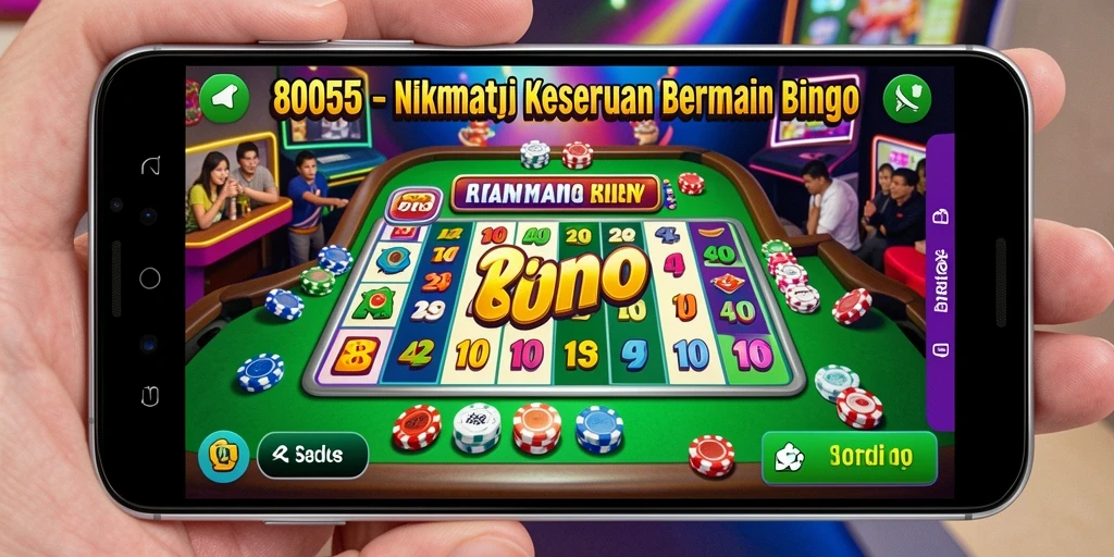 Tangkapan layar utama dari gameplay Bingo di 8055.