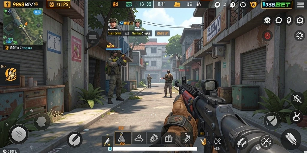Gameplay seru 988BET yang penuh aksi dan strategi.