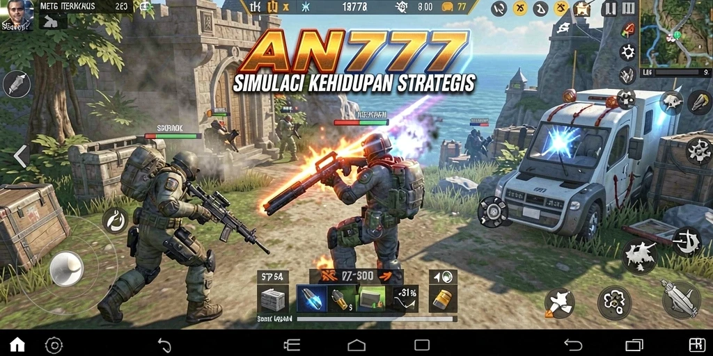 Tampilan gameplay AN777 yang menarik dalam simulasi kehidupan.