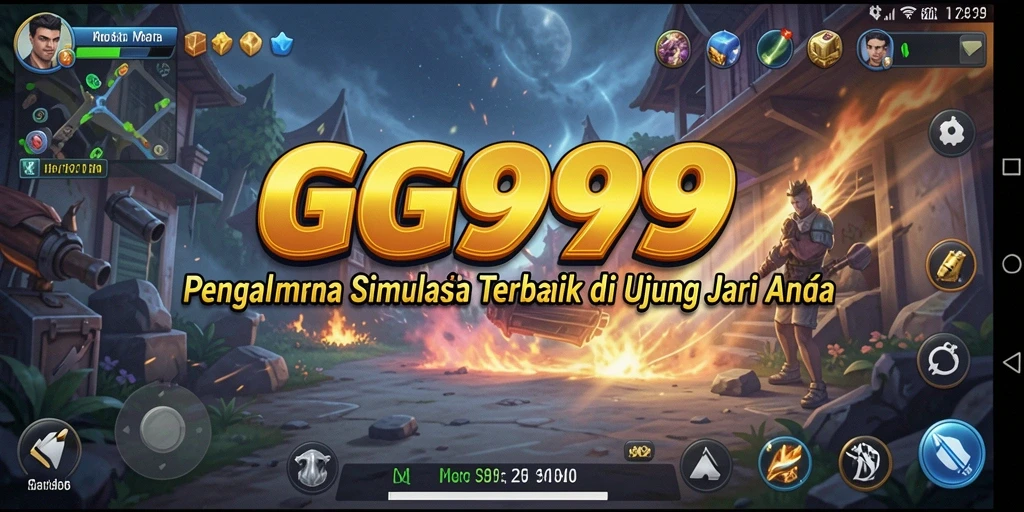 Screenshot dari gameplay GG999 yang menunjukkan elemen simulasi yang mendetail.