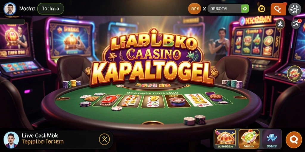 Gameplay menyenangkan dalam KAPALTOGEL saat berinteraksi dengan dealer langsung.