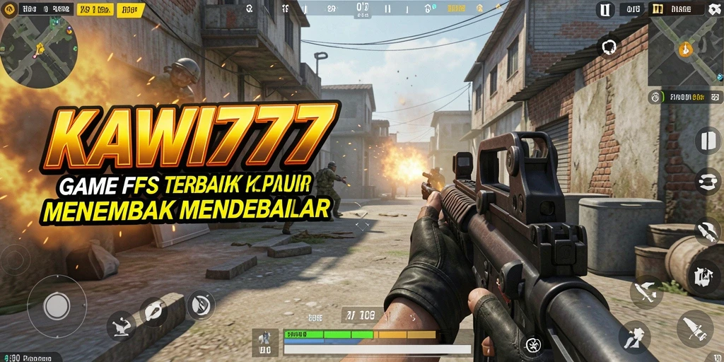 Gameplay KAWI777 yang seru dengan aksi menembak yang intens.