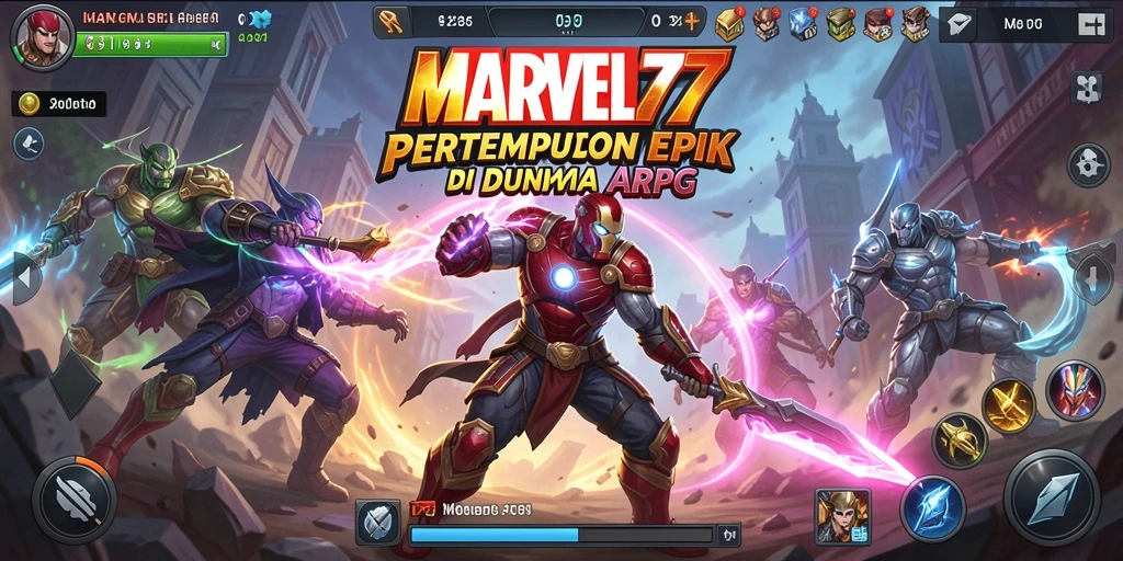 Gameplay seru dan mendebarkan dari MARVEL77 di ARPG.