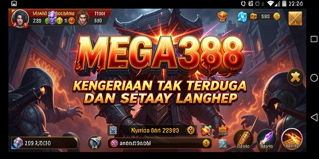 Screenshot menampilkan gameplay menyeramkan di MEGA388.