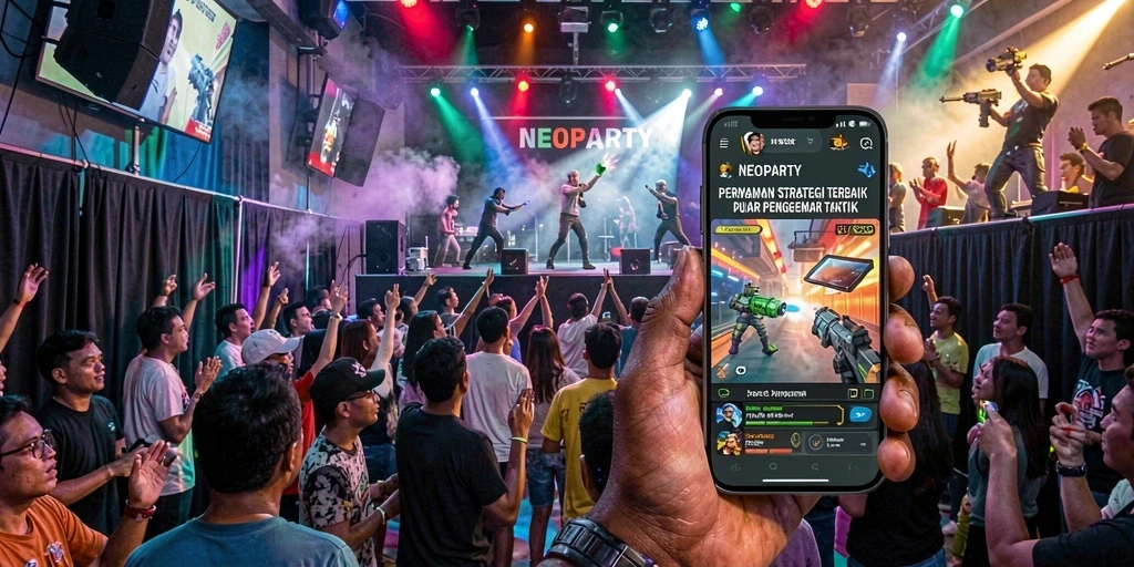 Gameplay menegangkan dengan taktik strategis di NEOPARTY.