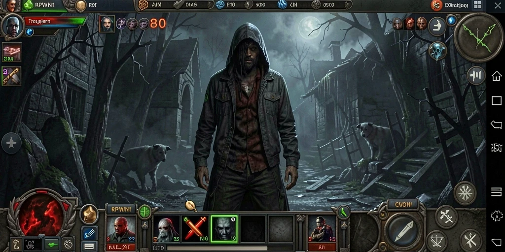Gameplay RPWIN1 dengan atmosfer Horror yang mencekam.