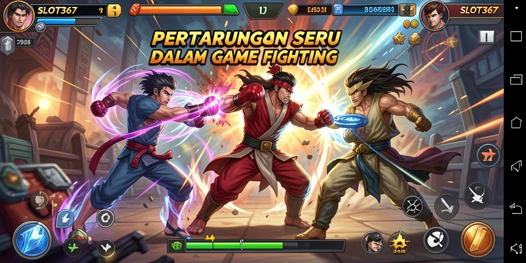 Tampilan menarik dari gameplay pertarungan di SLOT367.