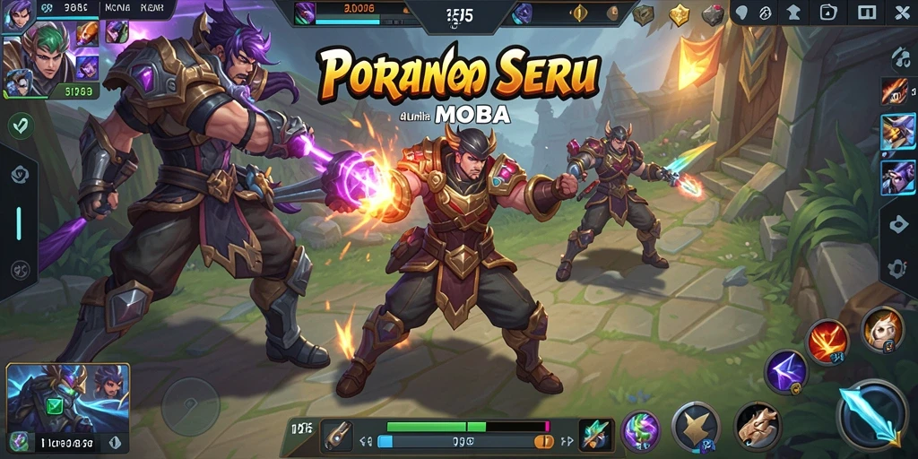 Tampilan gameplay T6 yang seru dan strategis dalam arena MOBA.