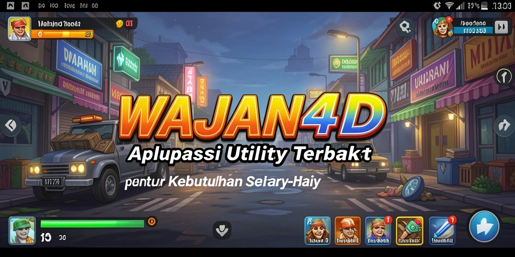 Tampilan antarmuka WAJAN4D yang intuitif dan mudah digunakan.